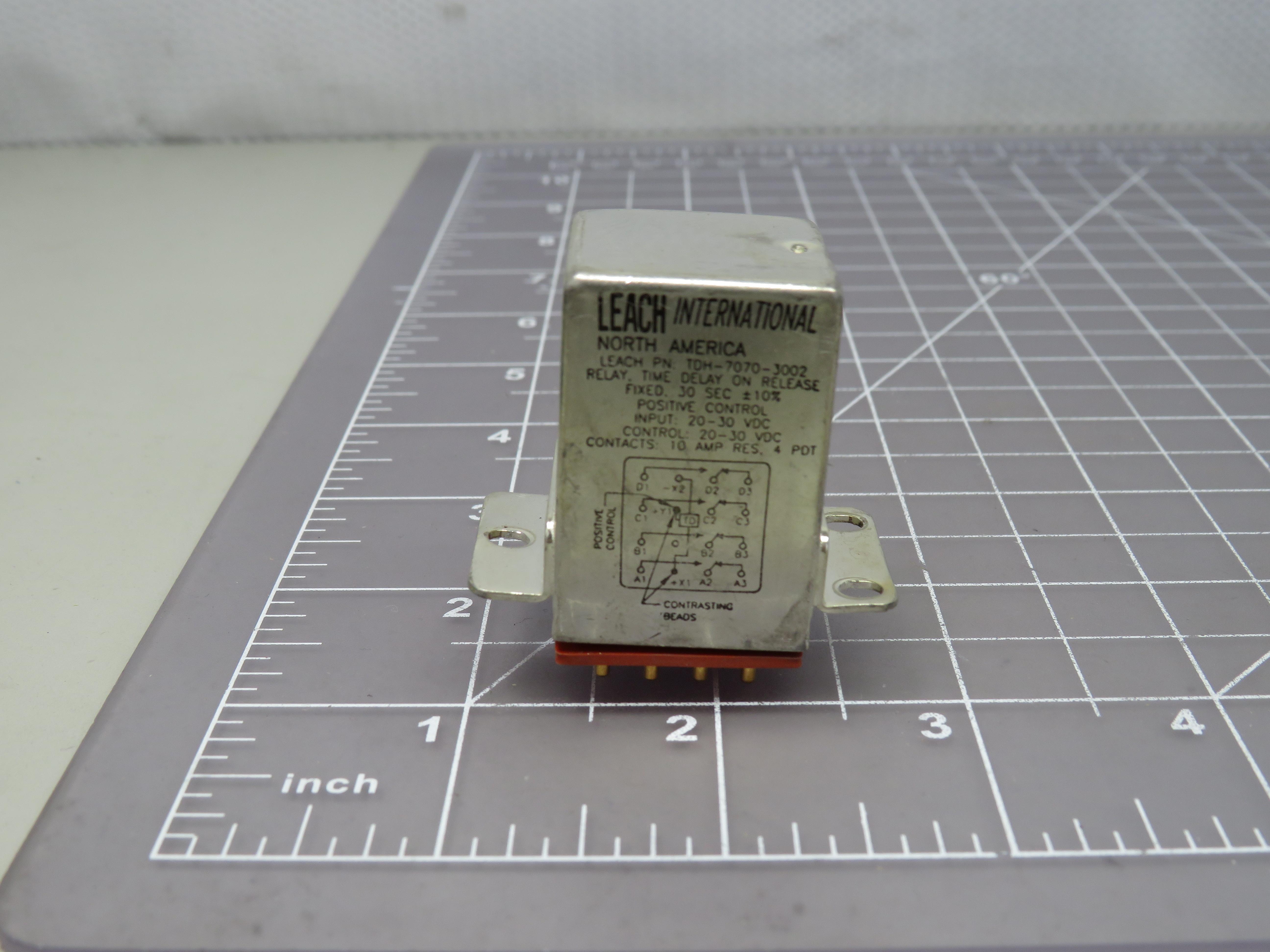 Leach TDH70703002 Time Delay Relay T157537 eBay
